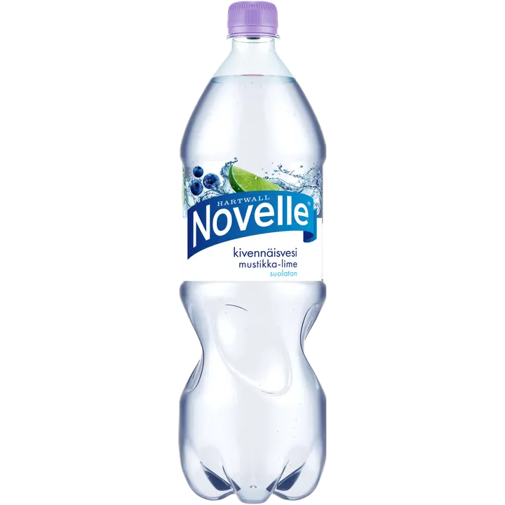 Hartwall Novelle Mustikka-Lime kivennäisvesi 1,5 l
