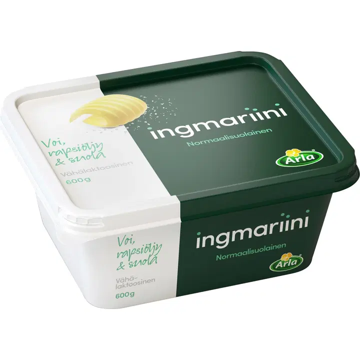 Ingmariini 600 g normaalisuolainen vähälaktoosinen levite