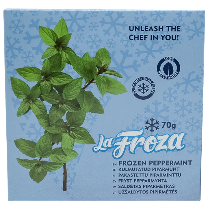 Külmutatud hakitud piparmünt, 70 g