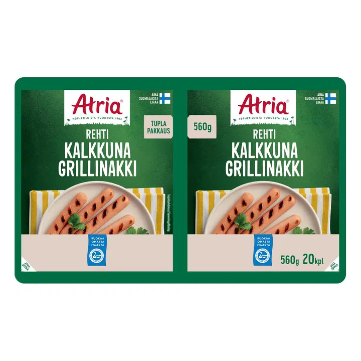 Atria Rehti Kalkkuna Grillinakki 560g