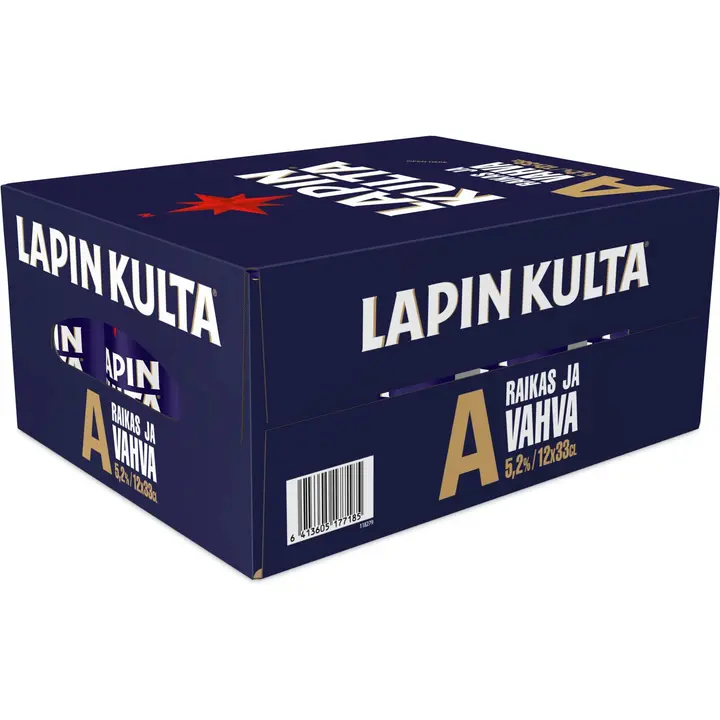 12 x Lapin Kulta olut 5,2% 0,33 l