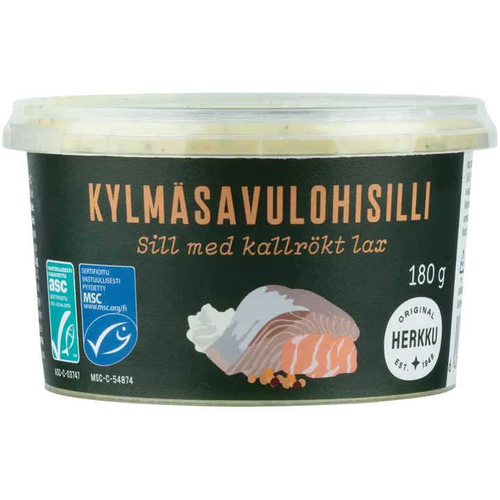 Herkku kylmäsavulohisilli 180g