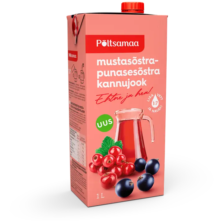 .Põltsamaa mustsõstra-punasesõstra kannujook 1L