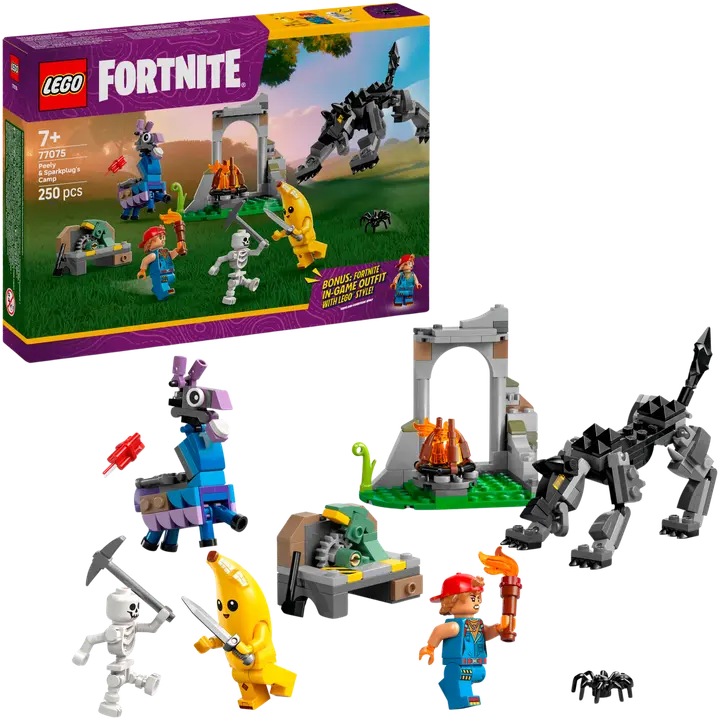 LEGO® Fortnite 77075 Peelyn ja Sparkplugin seikkailu