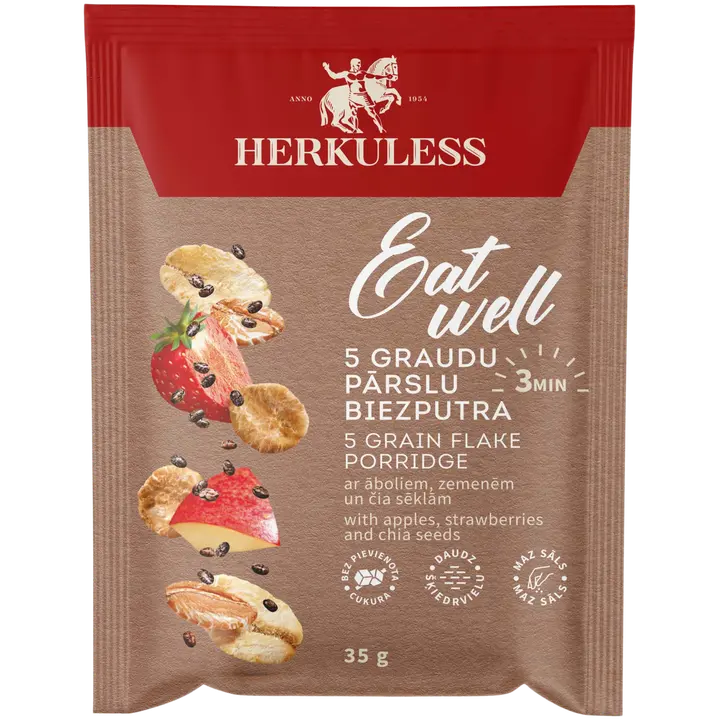 5-viljakiirpuder õuna- ja maasikatükkide 35g