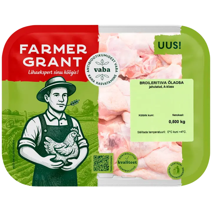 Farmer Grant Broileritiiva õlaosa 500 g A-klass