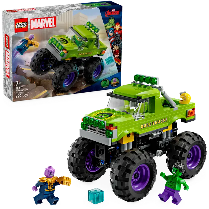 LEGO® Super Heroes Marvel 76312 Hulkin monsteriauto vastaan Thanos