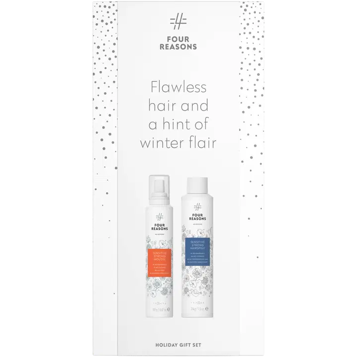 Four Reasons No Nothing Sensitive hiuskiinne & mousse 300 + 200ml lahjapakkaus
