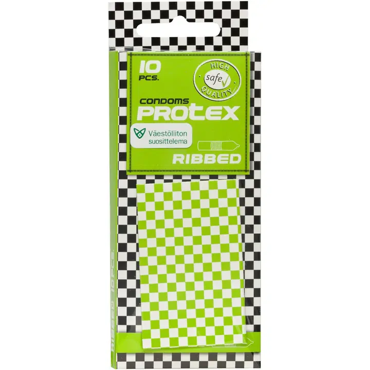 Protex Ribbed 10 pcs Condoms