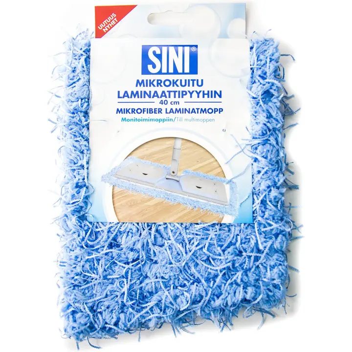 Sini mikrokuitu laminaattipyyhin 40cm