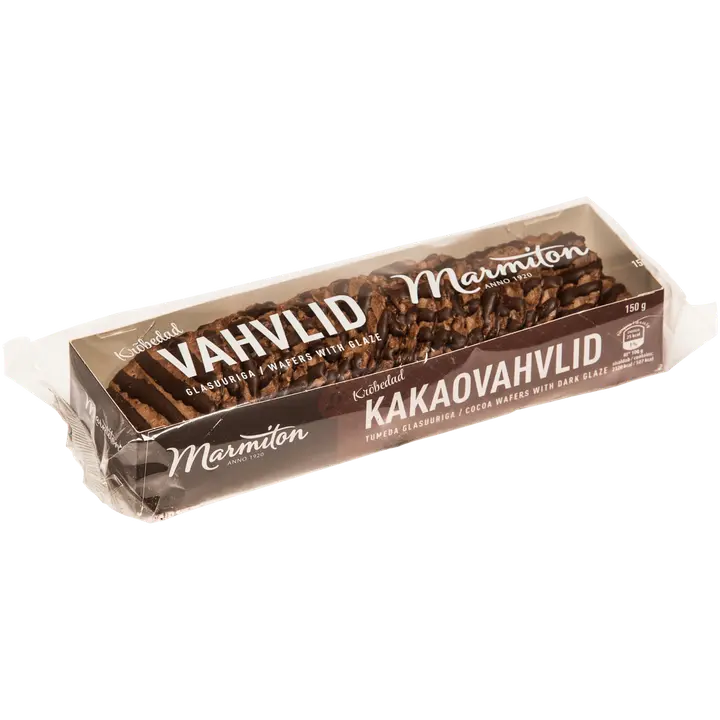 Marmiton kakaovahvlid tumeda glasuuriga 150 g