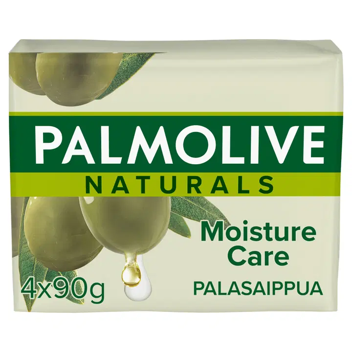 Palmolive Naturals Moisture Care palasaippua 90g 4-pack