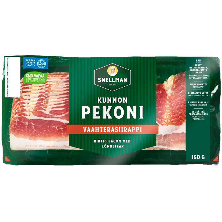 Snellman kunnon vaahterasiirappipekoni 150g