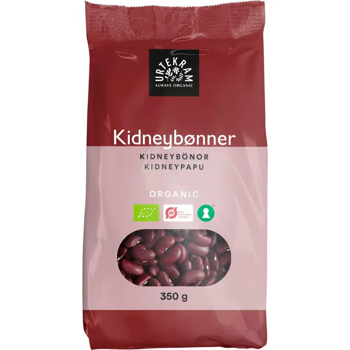 URTEKRAM Luomu Punainen kidneypapu 350g
