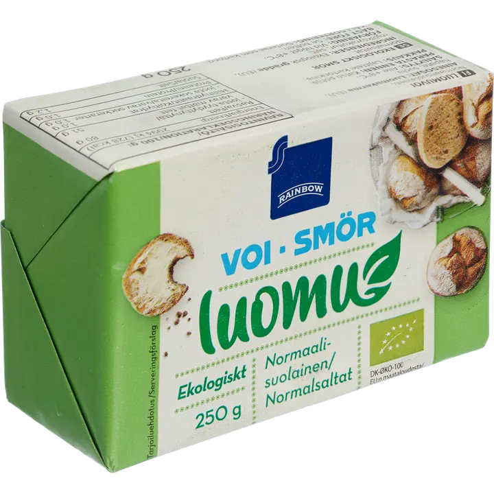 Rainbow voi luomu normaalisuolainen 250g