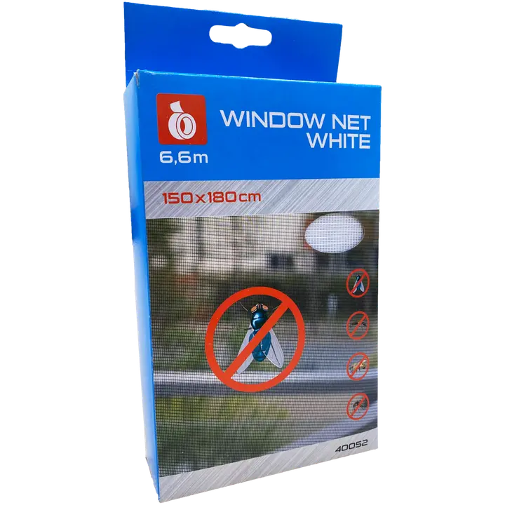 Putukavõrk aknale Festa 150 x 180cm +kinnitusteip 6,6m valge