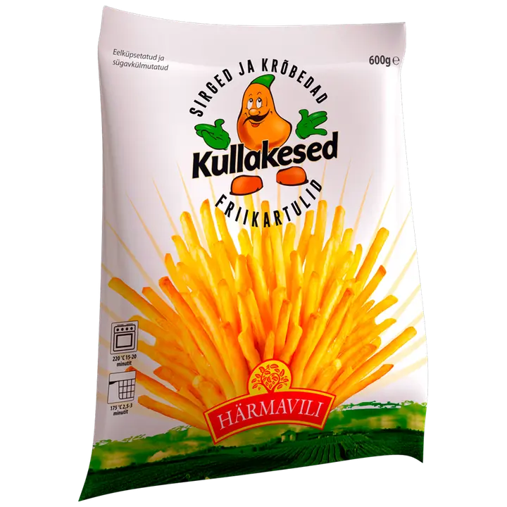Kullakesed sirge ja krõbe friikartul, 600 g