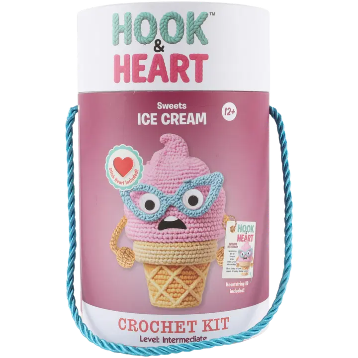 Pysselset Hook & Heart Funny Ice Cream