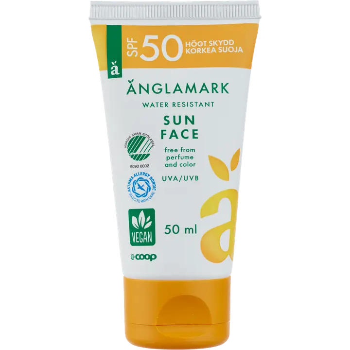 Änglamark Sun face cream SPF50 aurinkovoide kasvoille 50 ml