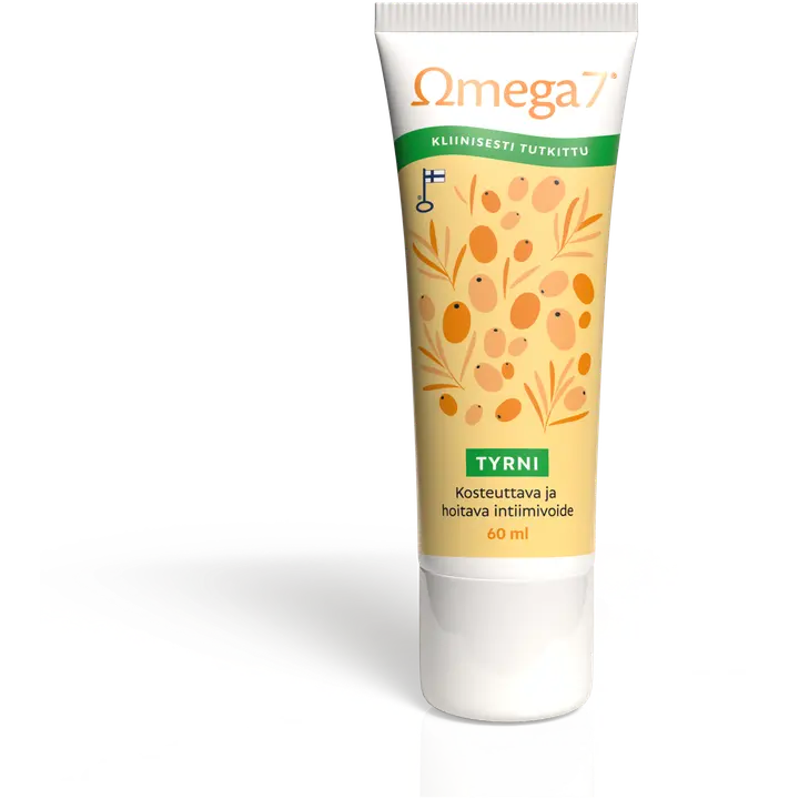 Omega7 TYRNI kosteuttava ja hoitava intiimivoide 60 ml