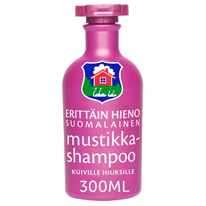 Erittäin Hieno Suomalainen Mustikkashampoo 300ml