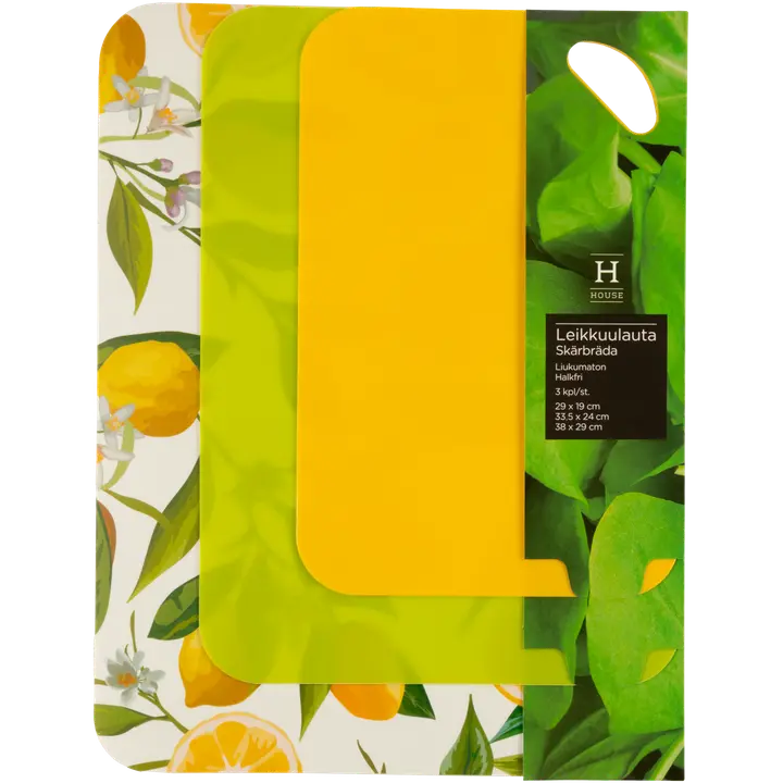 House leikkuulauta Sitruunat 3-pack