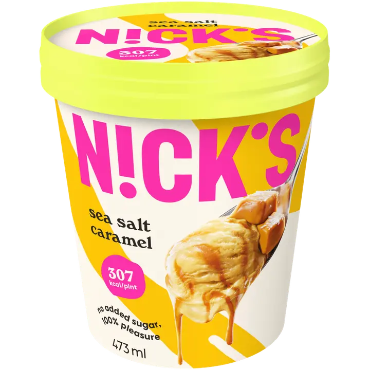 Nick's Sea Salt Caramel jäätelö 473ml