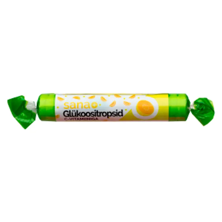 Sana melonimaitselised glükoositropsid C-vitamiiniga 39 g