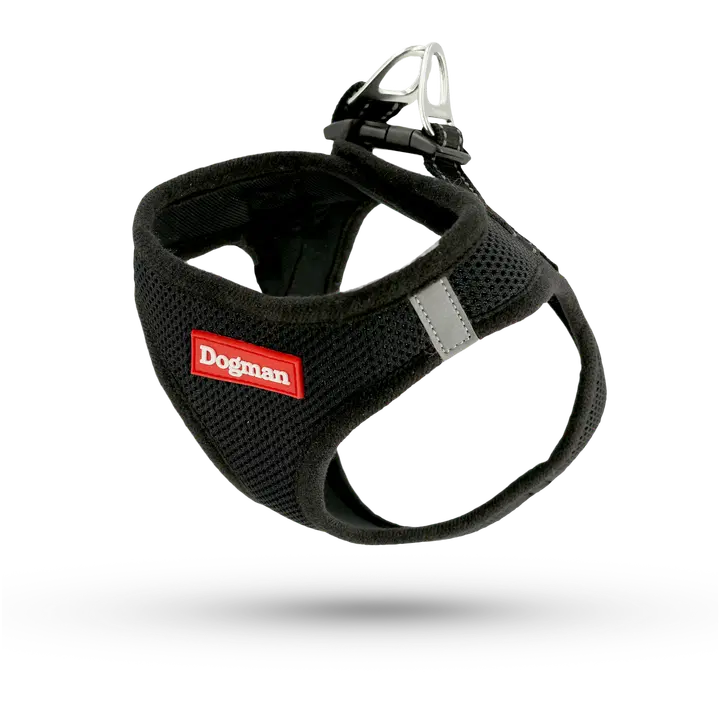 Dogman Air Step-in Väst Sele svart XS
