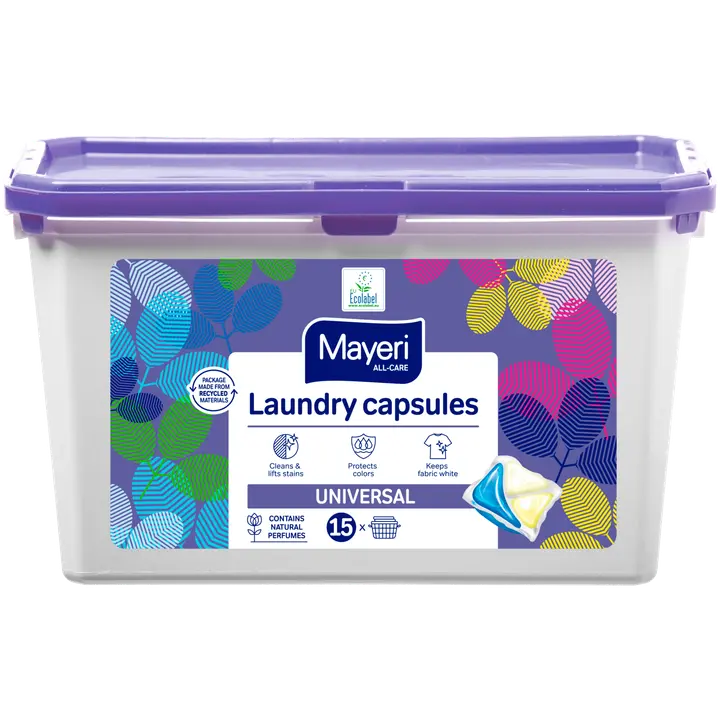 Pesugeelikapslid universal mayeri all-care 15tk