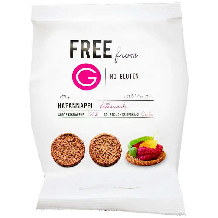 FREE from G Gluteeniton Hapannappi Valkosipuli 150g