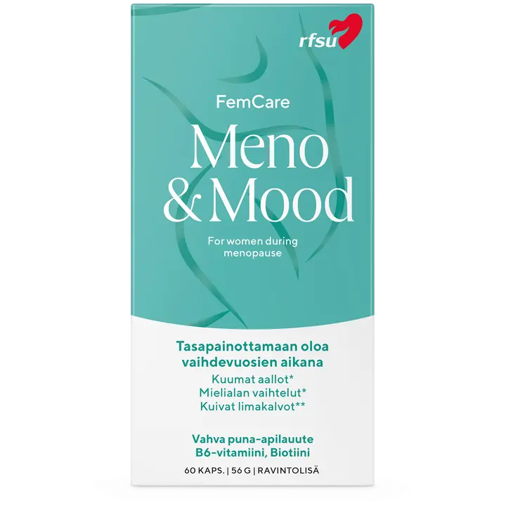 RFSU Meno & Mood 60 kpl Ravintolisä vaihdevuosioireisiin