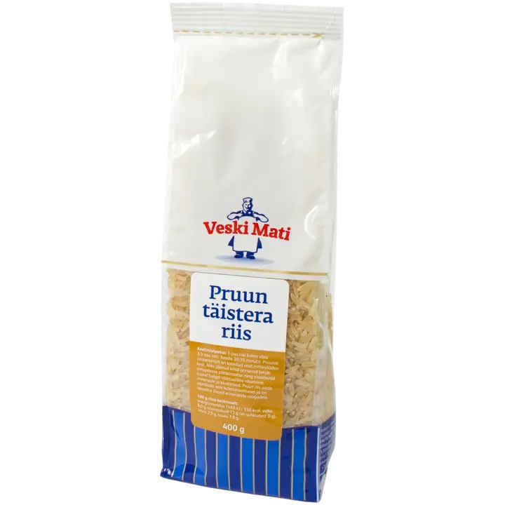 Veski Mati pruun täistera riis 400 g