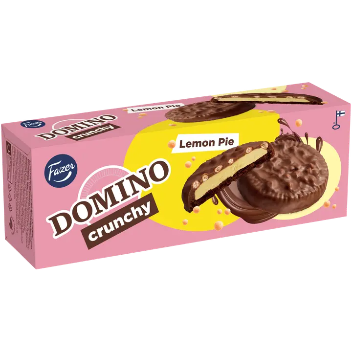 Fazer Domino crunchy choco lemon küpsised 150g