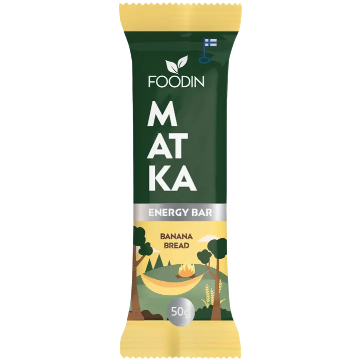 Foodin MATKA Energy Bar, Banana Bread, 50g