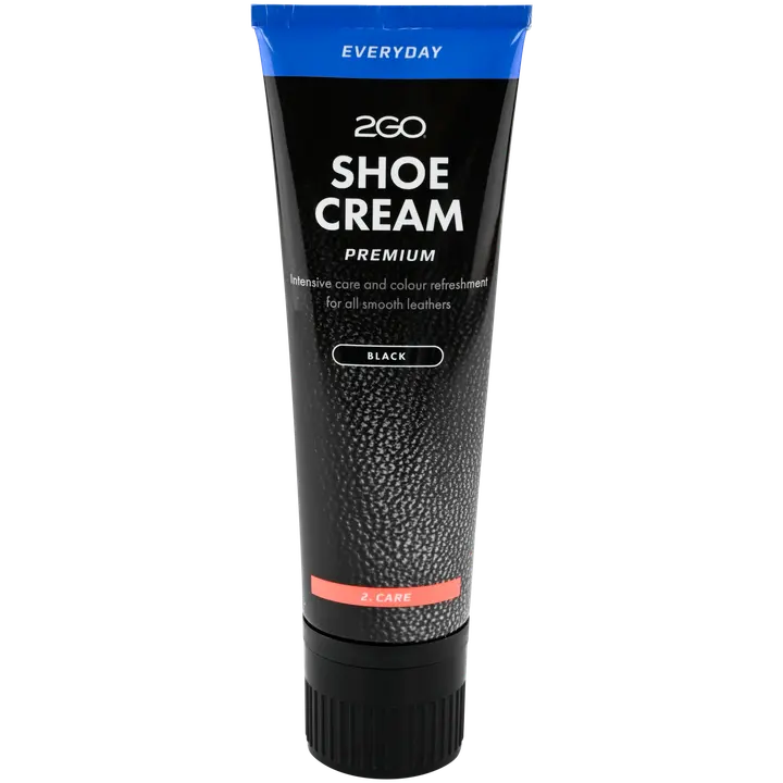 2GO Shoe Cream Premium 80 ml musta