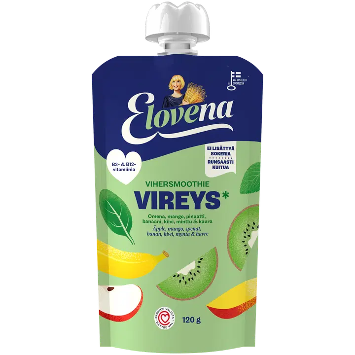 Elovena 120g vitalitet grön smoothie