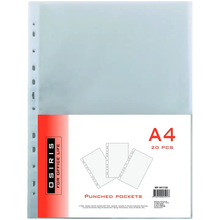 Köidetav kiletasku a4 40mkr osiris gloss