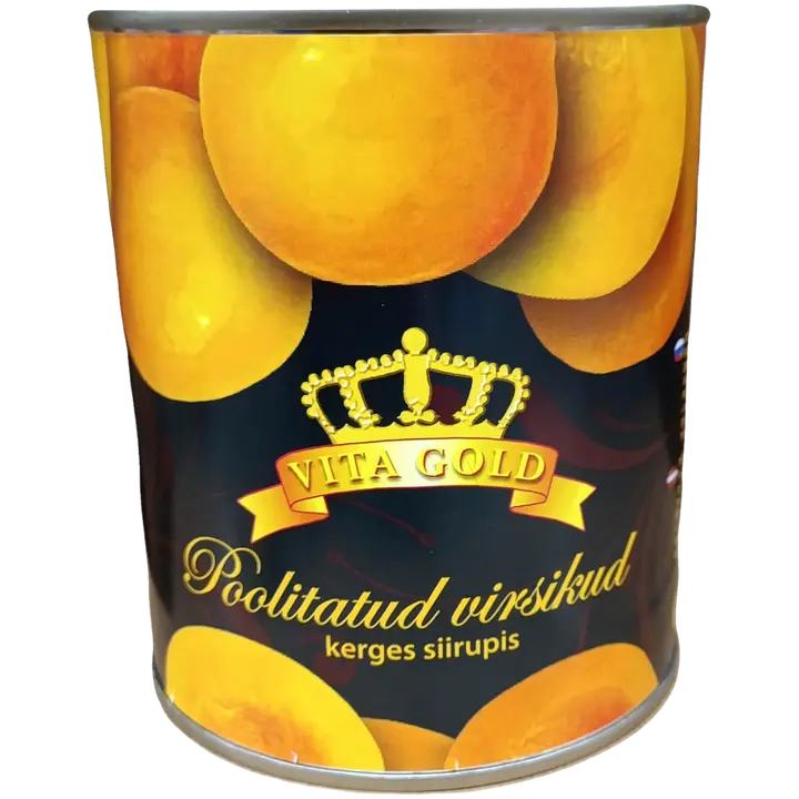 Vita Gold poolitatud virsikud 850ml
