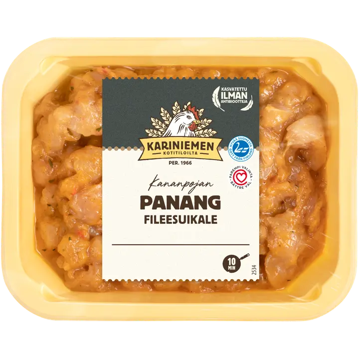 Kariniemen Kananpojan fileesuikale Panang 270 g