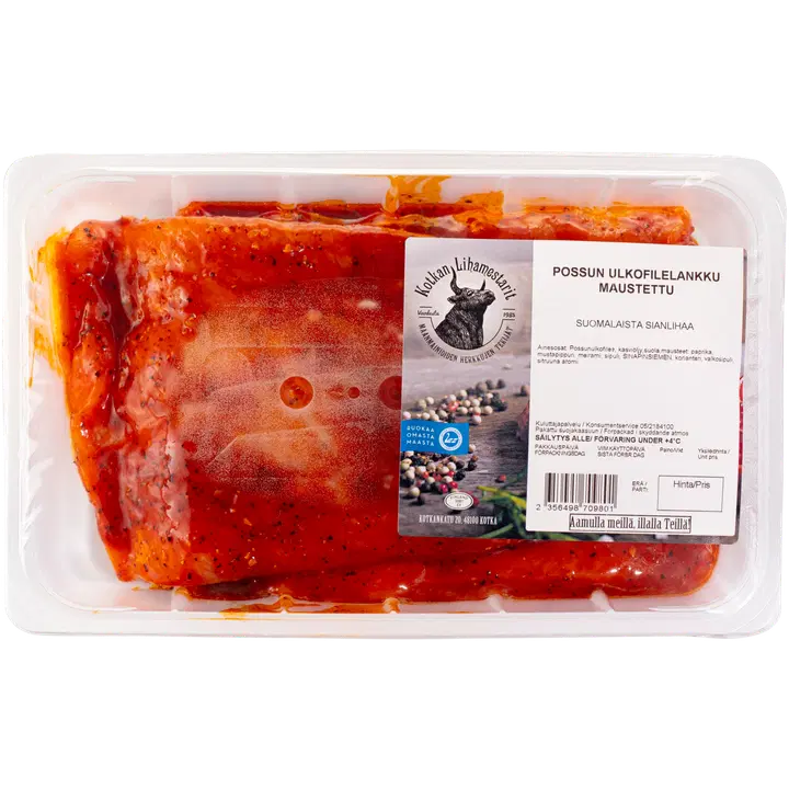 Kotkan lihamestarit Porsaan ulkofilelankku maustettu 0,8 kg