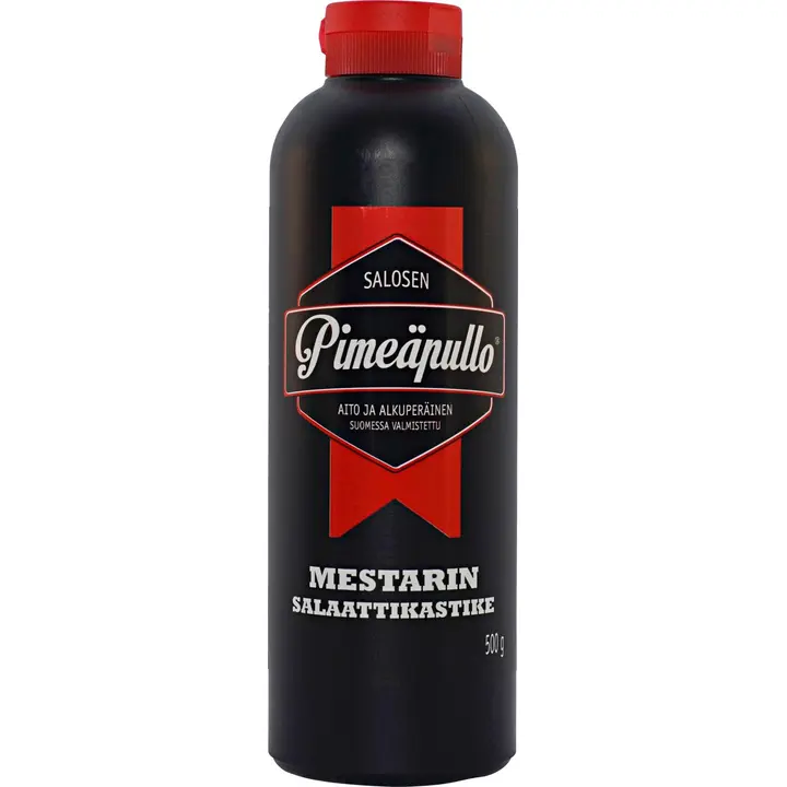 Salosen Pimeäpullo 500g Mestarin salaattikastike