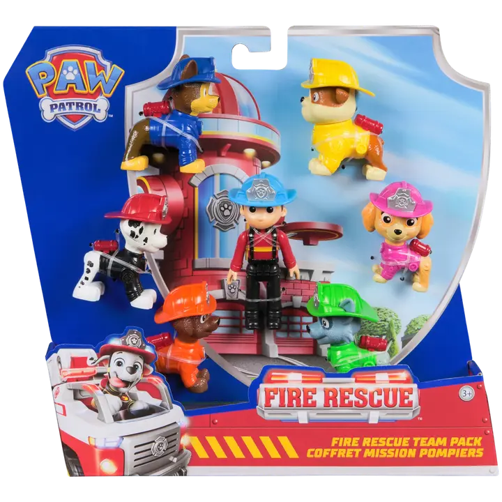 PAW PATROL PÄÄSTEKOMANDO 7 FIGUURI