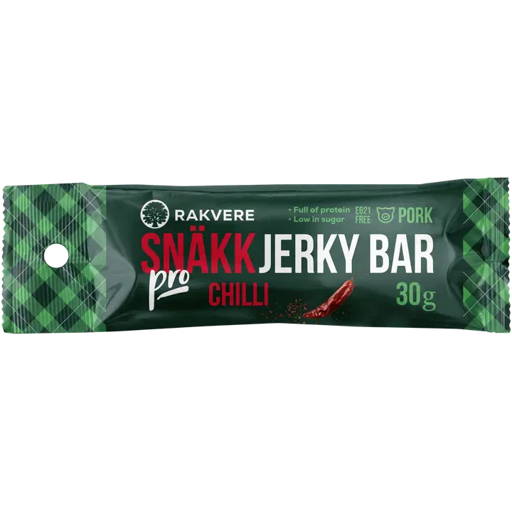 Rakvere SNÄKK pro Chilli jerky bar 30 g