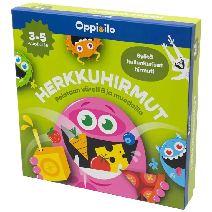 Oppi&ilo Herkkuhirmut -lastenpeli 3-5 v
