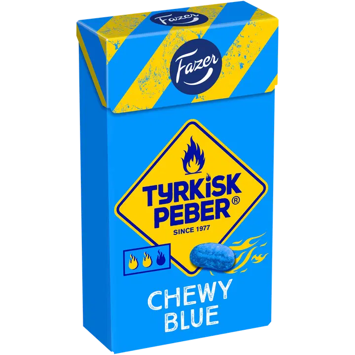 Fazer Tyrkisk Peber Chewy salmiakkipastilli 38g