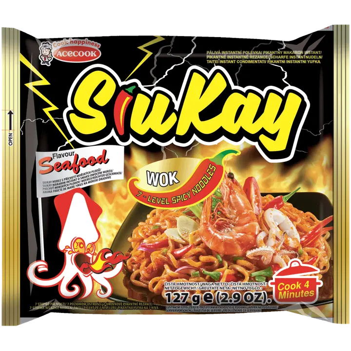 Siukay kiirnuudlid tuline kreveti 127g