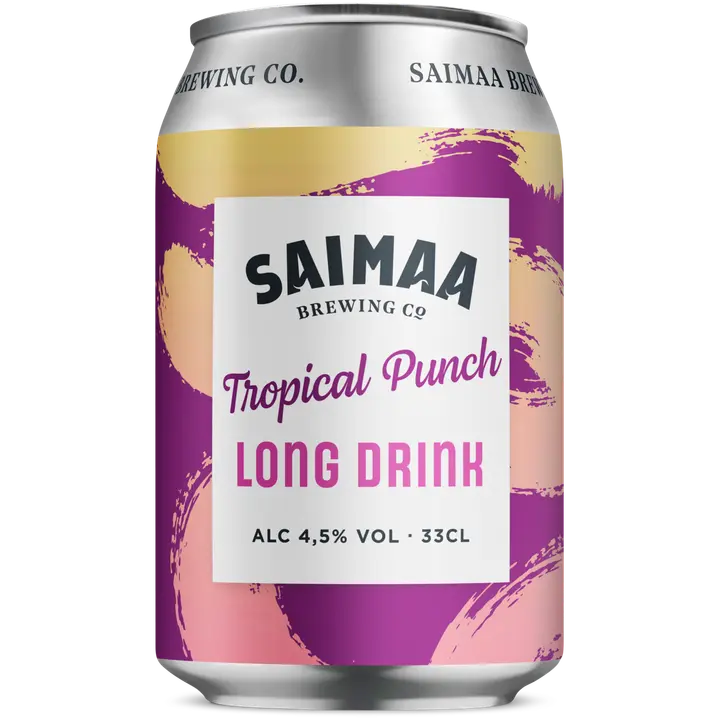 Saimaa Long Drink Tropical punch 4,5% 0,33l tölkki