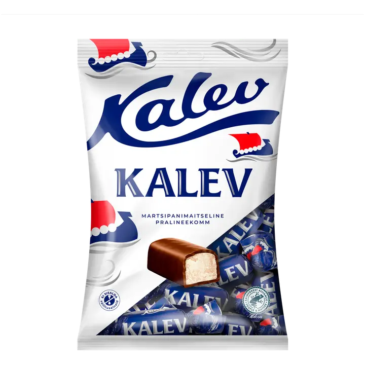 Kalev martsipaniga pralineekompvekid 175 g