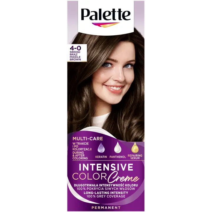 Palette icc püsivärv 4-0 (n3) keskmine pruun